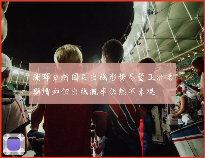 谢晖分析国足出线形势尽管亚洲名额增加但出线概率仍然不乐观